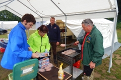 Chefkoch/Grillmeister Beck am Start