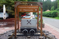 Heute sind wir in einem alten Kupferbergwerk