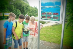 "Wo ist er denn?"