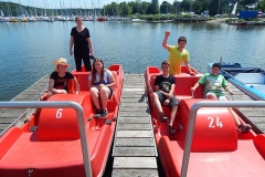 Die Tretboot-Crew!