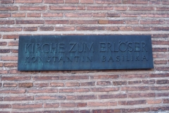Eingangsschild...
