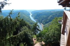 Die Saarschleife von oben