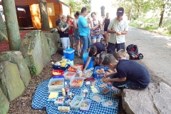 Das Picknick ist angerichtet