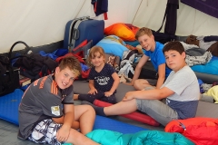 Die Kinderbetreuung ist auch mit dabei