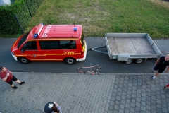 Noch ist der Hänger leer